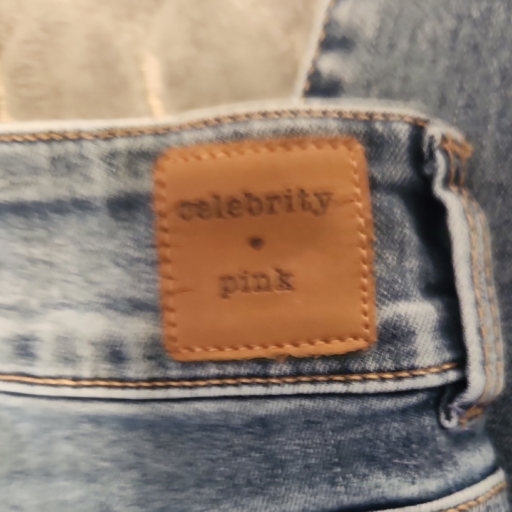 🍀Celebrity Pink Light Blue Ankle Jeans - Picture 3 of 4